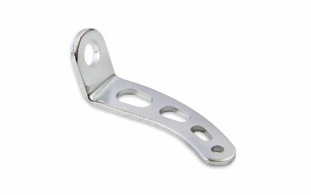 Mr. Gasket chrome throttle spring bracket aluminum steel 3683