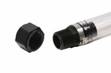 Mr. Gasket filler hose black rubber 36961G