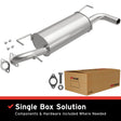 2008-2011 Subaru Impreza Direct-Fit Muffler Kit 108-0082 aluminized steel