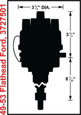 Mallory 3727501 Unilite Distributor, 1949-53 Flathead Ford