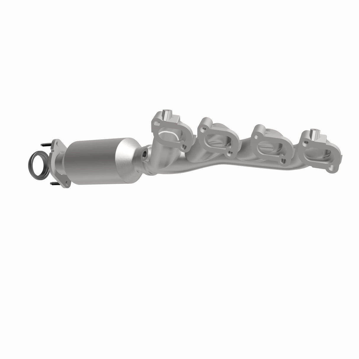 Catalytic Converter with Integrated Exhaust Manifold for HM Grade Federal / EPA Compliant Direct-Fit Manifold Catalytic