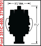 Ignition distributor for Ford mallory-3756701-unilite-distributor-fits-ford-351c-351m-400-429-460-v8s