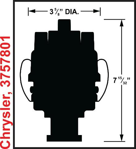 Ignition distributor mallory-3757801-mallory-unilite-distributor-chrysler-413-426-440-engines