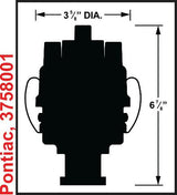 Mallory Distributor 3758001; Unilite for Pontiac 301-455 V8