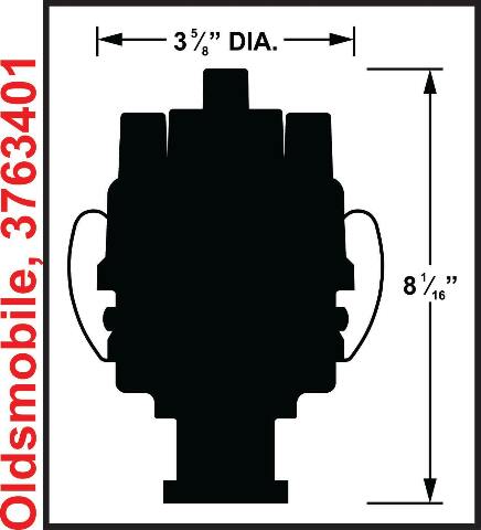Ignition distributor for Oldsmobile oldsmobile-330-455-3763401