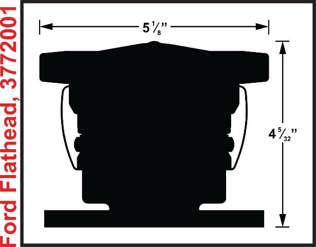 Ignition distributor for Ford mallory-3772001-unilite-distributor-2-bolt-ford-flathead
