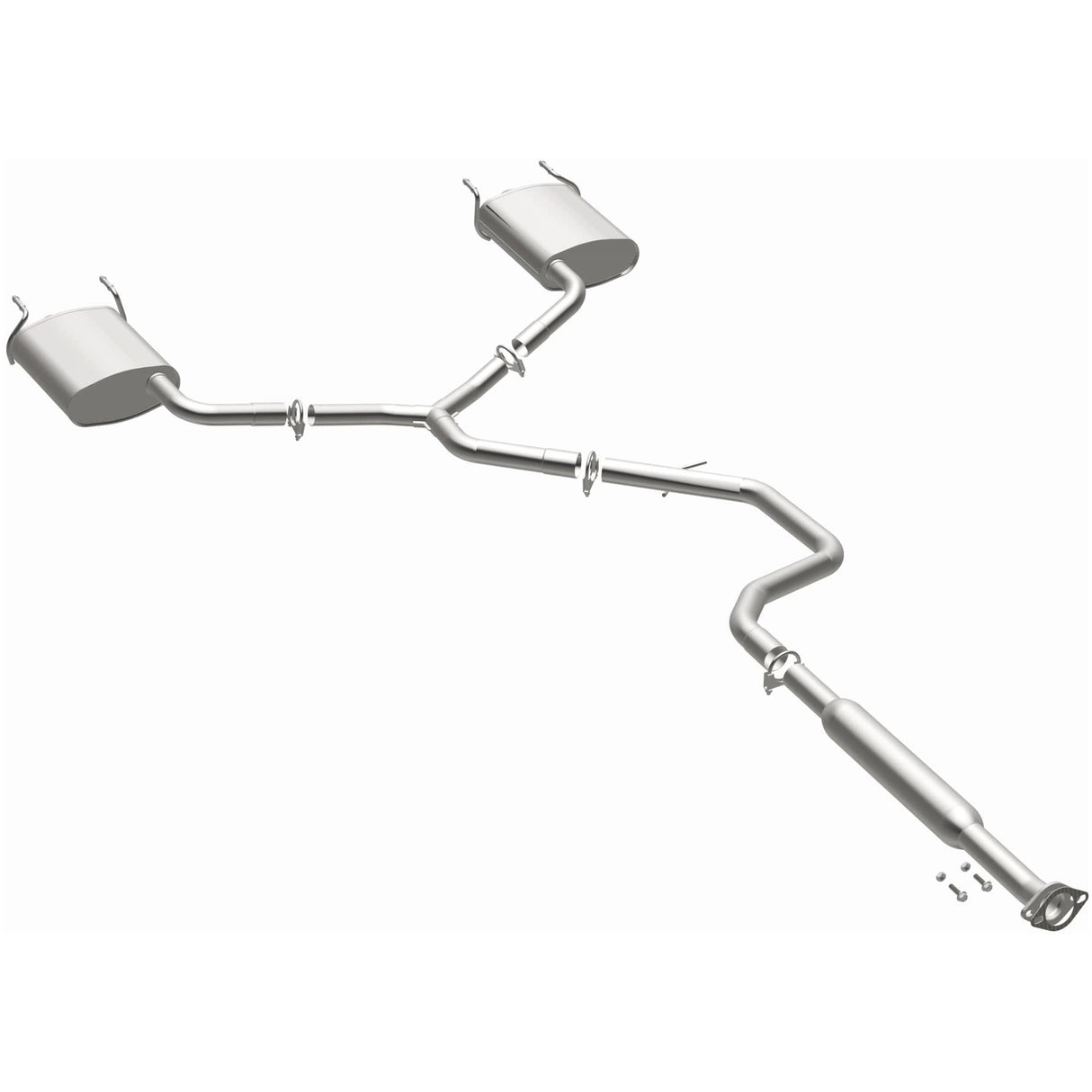 Fits 2010-2011 Buick LaCrosse Direct-Fit Replacement Exhaust System aluminized steel