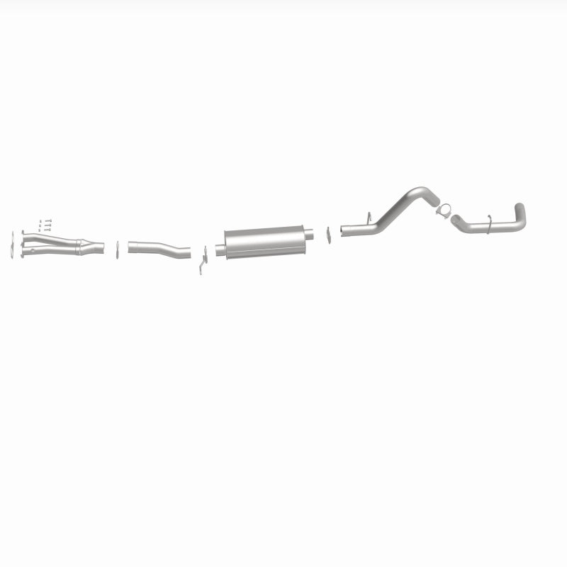 Fits 1996-1999 Chevy C1500 Suburban Direct-Fit Replacement Exhaust 106-0473 steel
