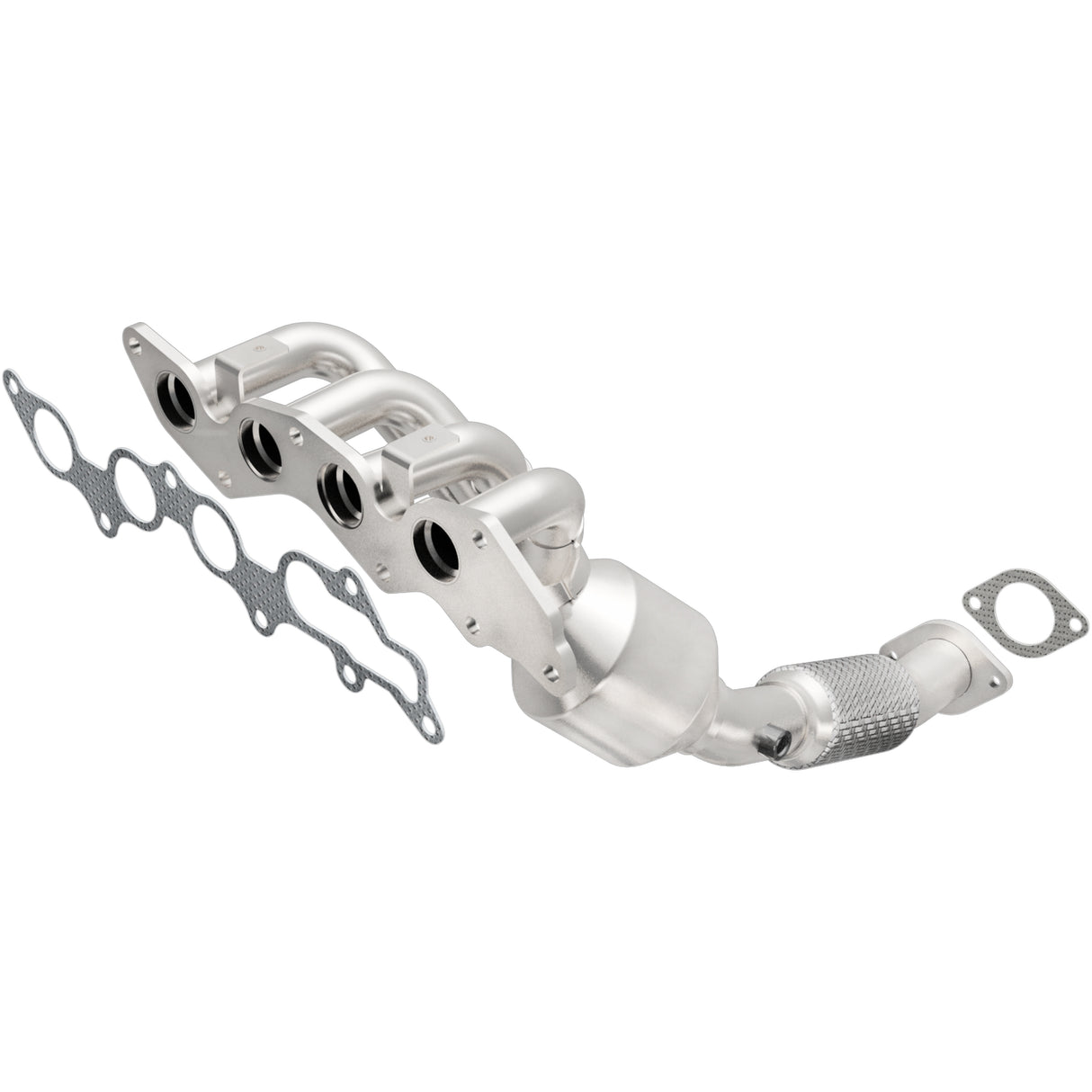 Catalytic Converter with Integrated Exhaust Manifold for HM Grade Federal / EPA Compliant Direct-Fit Manifold Catalytic