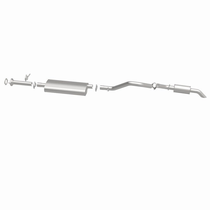Fits 2002-2005 Chevy Trailblazer EXT Direct-Fit Replacement Exhaust 106-0738 steel