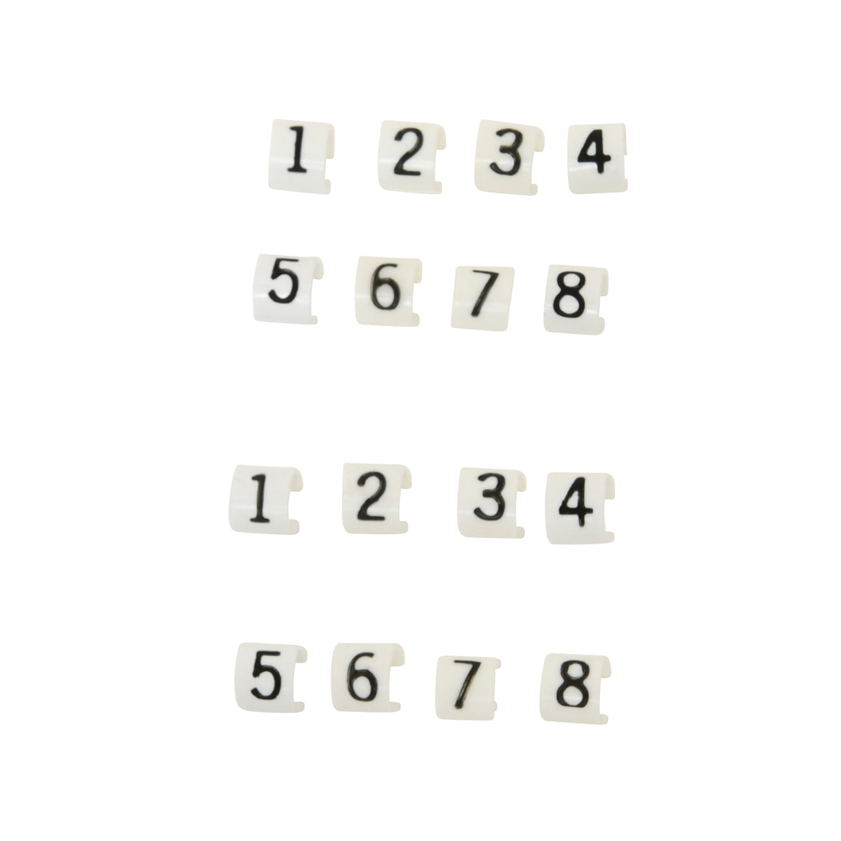 Spark Plug Wire Cover 7/8mm 2 Sets White 41060