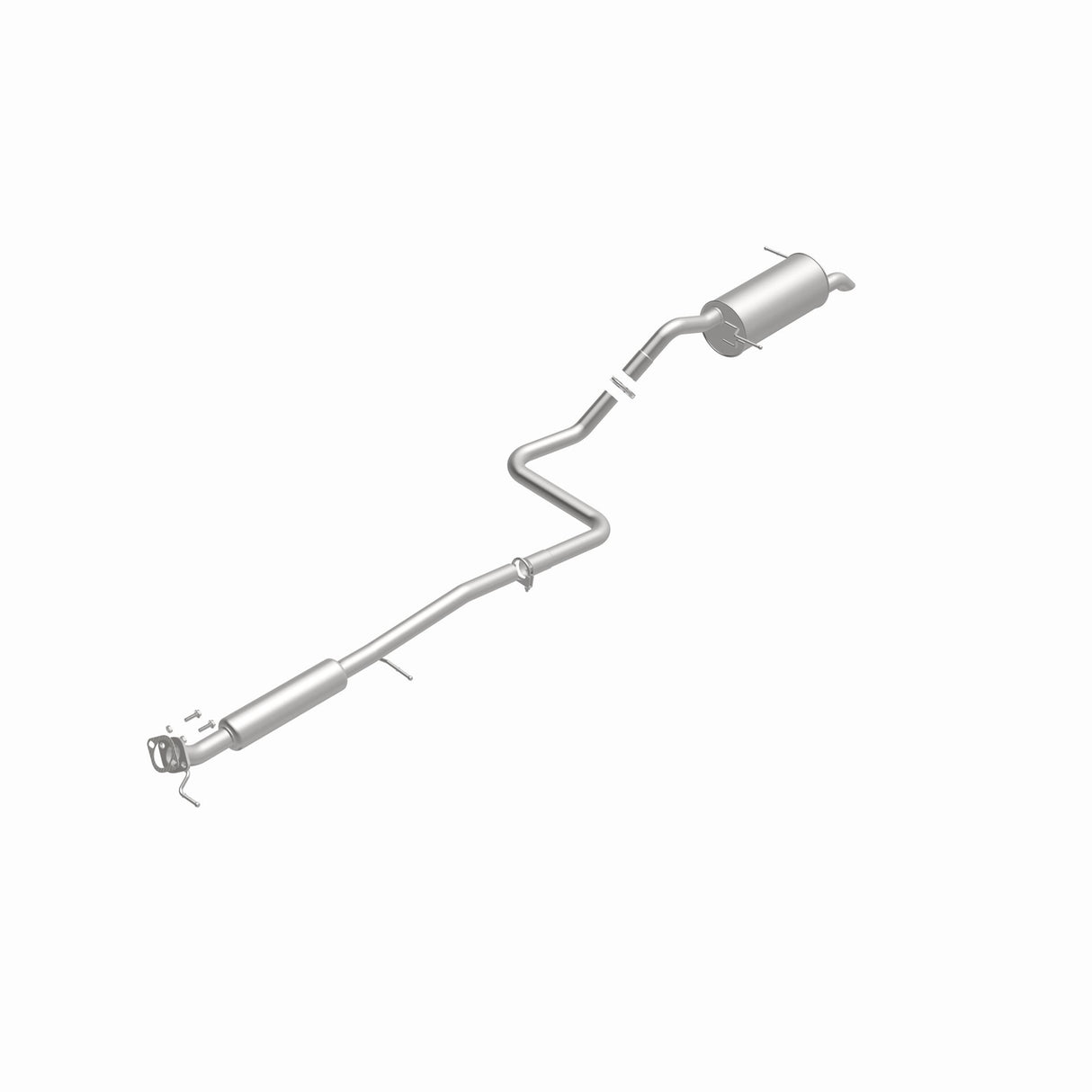 Fits 2011-2016 Ford Fiesta 1.6L Direct-Fit Replacement Exhaust System aluminized steel