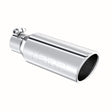 MBRP performance muffler T304 stainless steel black coated carbon fiber tip T5150 2.5 inch inlet/outlet