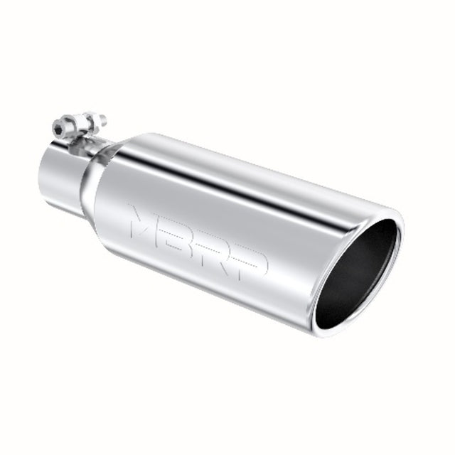 MBRP performance muffler T304 stainless steel black coated carbon fiber tip T5150 2.5 inch inlet/outlet