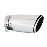 4 x 5 x12 Polished Twin Slash Universal Exhaust Tip 26912