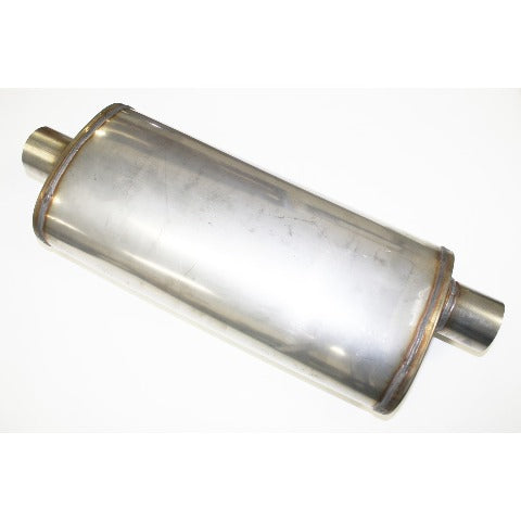 JBA Performance Muffler Straight Through 2.5in Inlet Offset Center - 40-251800