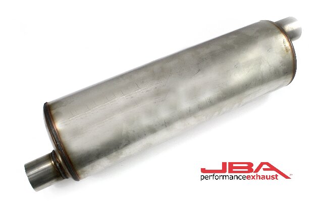 JBA Performance Muffler Chambered Offset Offset Stainless - 40-252201
