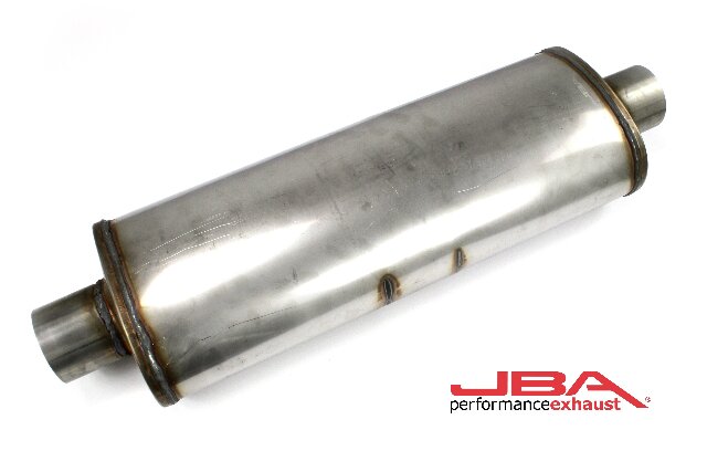 JBA Performance Muffler Chambered Center Center Stainless - 40-302202