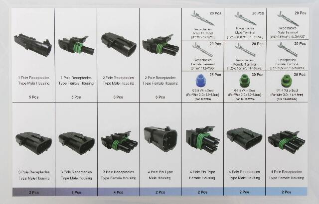 Mr. Gasket weatherproof connector kit 40010G