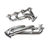 Fits 1999-2013 GM Truck/Suv 4.8L 5.3L 1-3/4 Shorty Headers-Silver-40050 ceramic coated polished