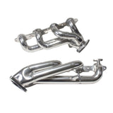 Fits 1999-2013 GM Truck/Suv 4.8L 5.3L 1-3/4 Shorty Headers-Silver-40050 ceramic coated polished