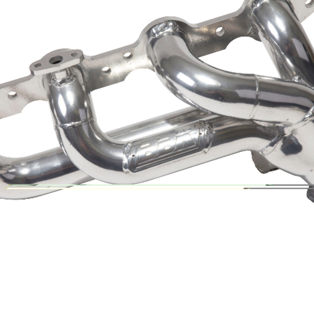 Fits 1999-2013 GM Truck/Suv 4.8L 5.3L 1-3/4 Shorty Headers-Silver-40050 ceramic coated polished
