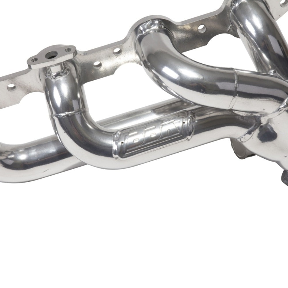 Fits 1999-2013 GM Truck/Suv 4.8L 5.3L 1-3/4 Shorty Headers-Silver-40050 ceramic coated polished