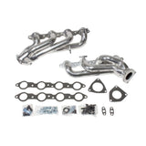 Fits 1999-2013 GM Truck/Suv 4.8L 5.3L 1-3/4 Shorty Headers-Silver-40050 ceramic coated polished
