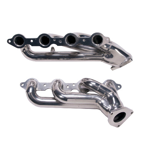 Fits 1999-2013 GM Truck/Suv 6.0L 1-3/4 Shorty Exhaust Headers-Silver-40060 for 1999-2013 Chevy ceramic coated polished