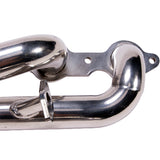 Fits 1999-2013 GM Truck/Suv 6.0L 1-3/4 Shorty Exhaust Headers-Silver-40060 for 1999-2013 Chevy ceramic coated polished