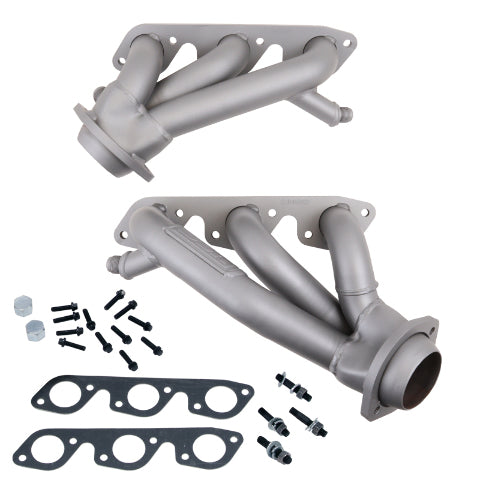 Fits 1999-04 Mustang 3.8L 3.9L V6 1-5/8 Shorty Headers (Titanium Ceramic)-4008 for 1999-1904 Mustang ceramic coated polished