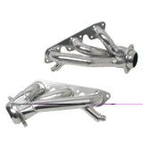 Fits 1999-2004 Mustang 3.8L 3.9L V6 1-5/8 Shorty Headers-Silver-40080 ceramic coated polished