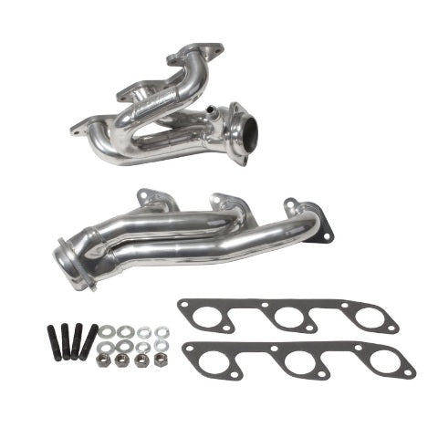 Fits 2005-2010 Mustang 4.0L-V6 1-5/8 Shorty Exhaust Headers-Silver-40100 ceramic coated polished