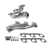Fits 2005-2010 Mustang 4.0L-V6 1-5/8 Shorty Exhaust Headers-Silver-40100 ceramic coated polished