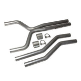 Fits 2010-2011 Camaro V6 2-1/2 Mid X Pipe (Aluminized)-4024