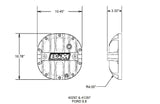 Hi-Tek Aluminum Differential Cover for Ford 8.8-inch
