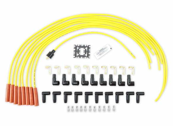 Spark Plug Wire Set for 1970-1974 Ford Firebird V8 yellow 8mm