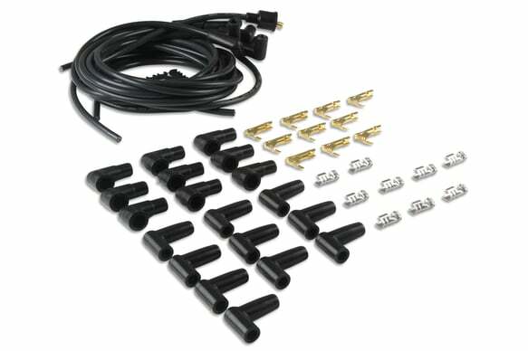Spark Plug Wire Set for 1975-1977 Dodge Challenger V8 black 8mm