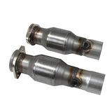 Fits 2016-2024 Camaro SS V8 2-3/4" Short Mid Pipes w/High Flow Converters-40441