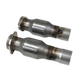 Fits 2016-2024 Camaro SS V8 2-3/4" Short Mid Pipes w/High Flow Converters-40441