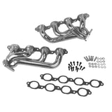 Fits 2014-2018 Chevrolet GM Truck 5.3L 6.2L 1-3/4 Shorty Exhaust Headers-40470 for 2014-2018 Chevy ceramic coated polished