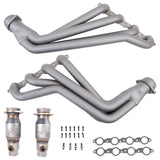 Fits 2010-2015 Camaro LS3/L99 1-7/8 Long Tube Exhaust Headers W/Cats-4054
