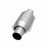 MagnaFlow universal catalytic converter 2.5 inch inlet/outlet stainless steel CARB compliant 408006