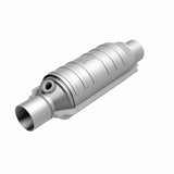 MagnaFlow universal catalytic converter 2.5 inch inlet/outlet stainless steel CARB compliant 408036