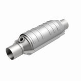 MagnaFlow universal catalytic converter 2.5 inch inlet/outlet stainless steel CARB compliant 408036