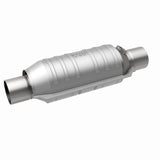 MagnaFlow universal catalytic converter 2.5 inch inlet/outlet stainless steel CARB compliant 408036