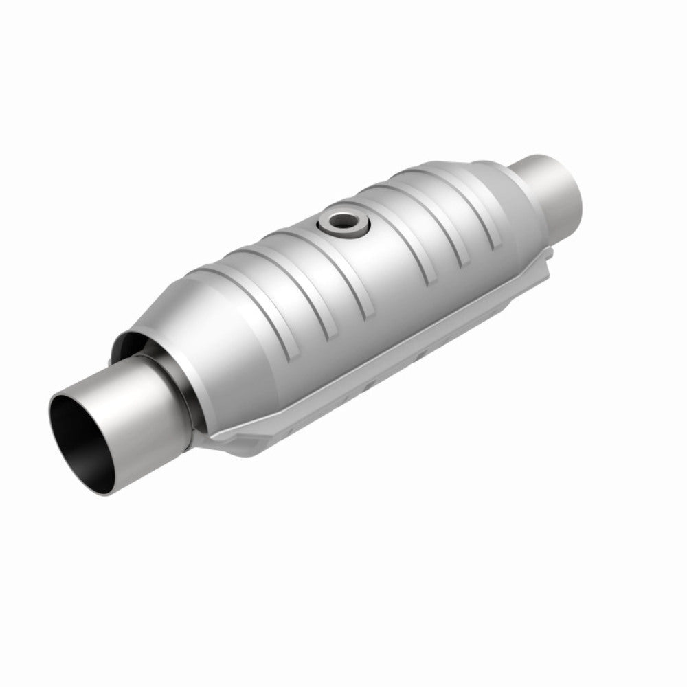 MagnaFlow universal catalytic converter 2.25 inch inlet/outlet stainless steel CARB compliant 408055