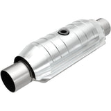 MagnaFlow universal catalytic converter 2.25 inch inlet/outlet stainless steel CARB compliant 408055