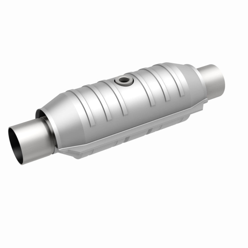 MagnaFlow universal catalytic converter 2.25 inch inlet/outlet stainless steel CARB compliant 408055