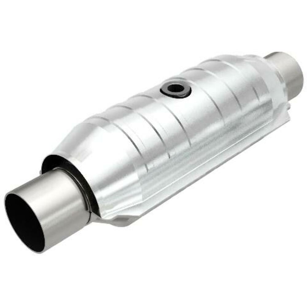 MagnaFlow universal catalytic converter 2.25 inch inlet/outlet stainless steel CARB compliant 408055
